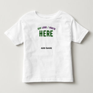 CAMISETA DE BEBÉ ESTILOSO MODERNO PERSONALIZABLE BLANCO VERIFICADO 