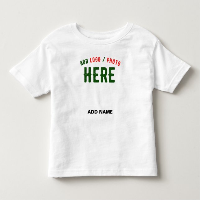 CAMISETA DE BEBÉ ESTILOSO MODERNO PERSONALIZABLE BLANCO VERIFICADO  (Anverso)