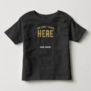 CAMISETA DE BEBÉ ESTILOSO MODERNO PERSONALIZABLE NEGRO VERIFICADO D
