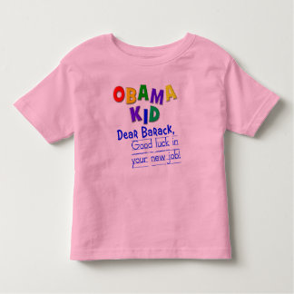 Camiseta De Bebé ¡Estimado Barack, buena suerte en su nuevo