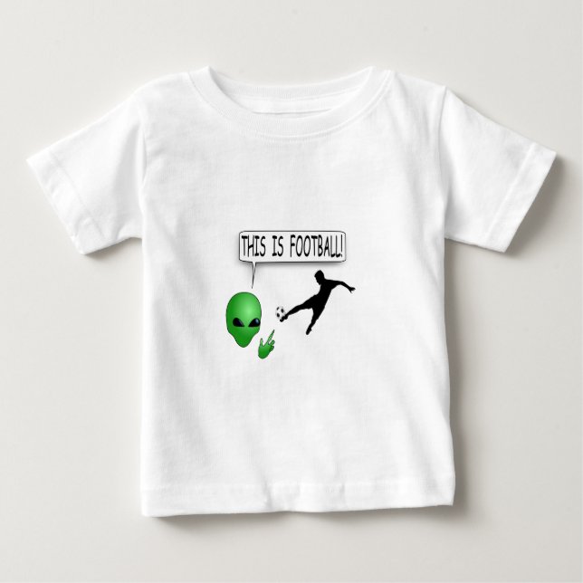 Camiseta De Bebé Esto Es Fútbol (Anverso)