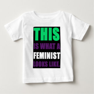 Camiseta De Bebé Esto es lo que parece una feminista