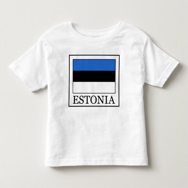 Camiseta De Bebé Estonia (Anverso)