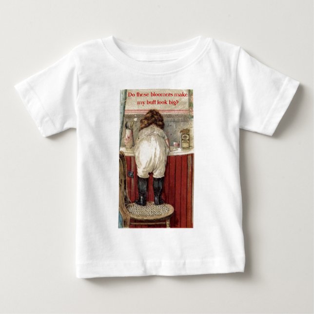 Camiseta De Bebé ¿Estos Bloomeros Hacen Que Mi Cabeza Se Vea Grande (Anverso)
