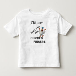 Camiseta De Bebé Estoy aquí por los dedos del pollo