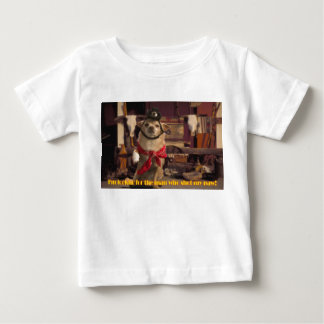 Camiseta De Bebé ¡Estoy buscando al hombre que me disparó la pata!