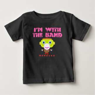 Camiseta De Bebé Estoy con la banda-mono-marroquí