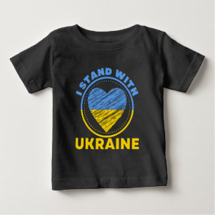 CAMISETA DE BEBÉ ESTOY DE ACUERDO CON UCRANIA - APOYO