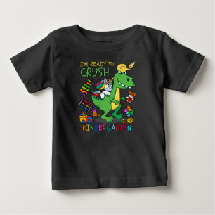 Camiseta De Bebé Estoy listo para aplastar el jardín de infancia