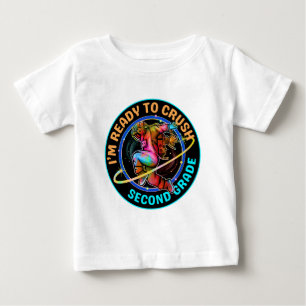 Camiseta De Bebé Estoy listo para aplastar segundo grado