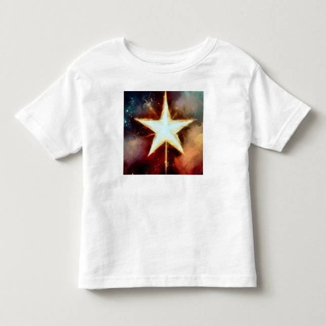 Camiseta De Bebé Estrella 1 de los navidades (Anverso)