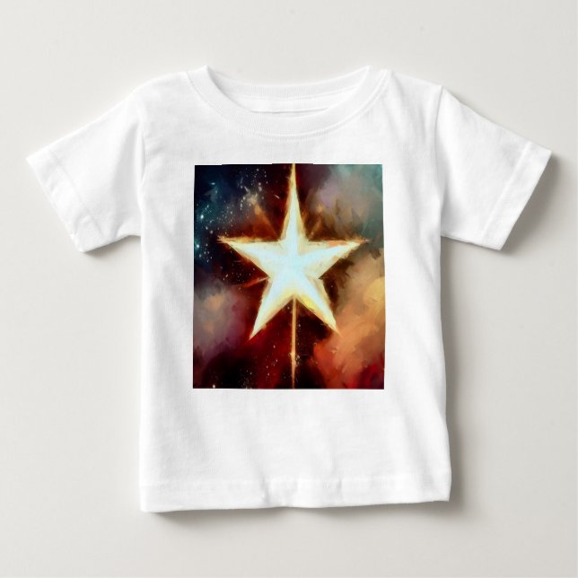 Camiseta De Bebé Estrella 1 de los navidades (Anverso)
