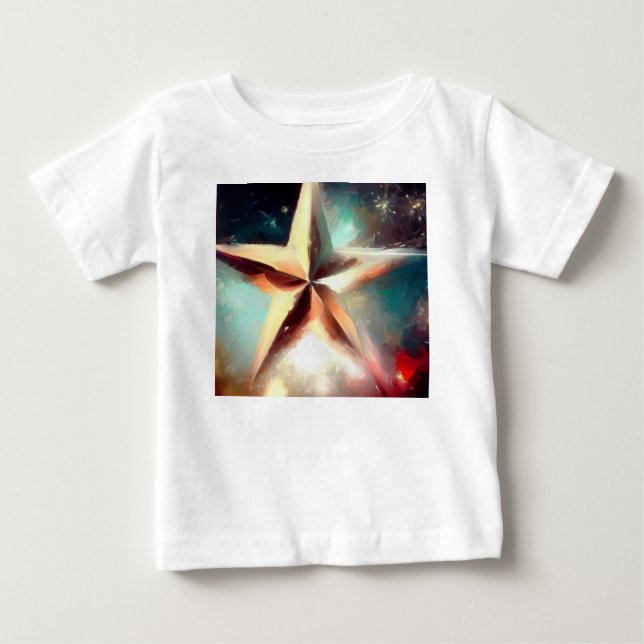 Camiseta De Bebé Estrella 2 navidades (Anverso)