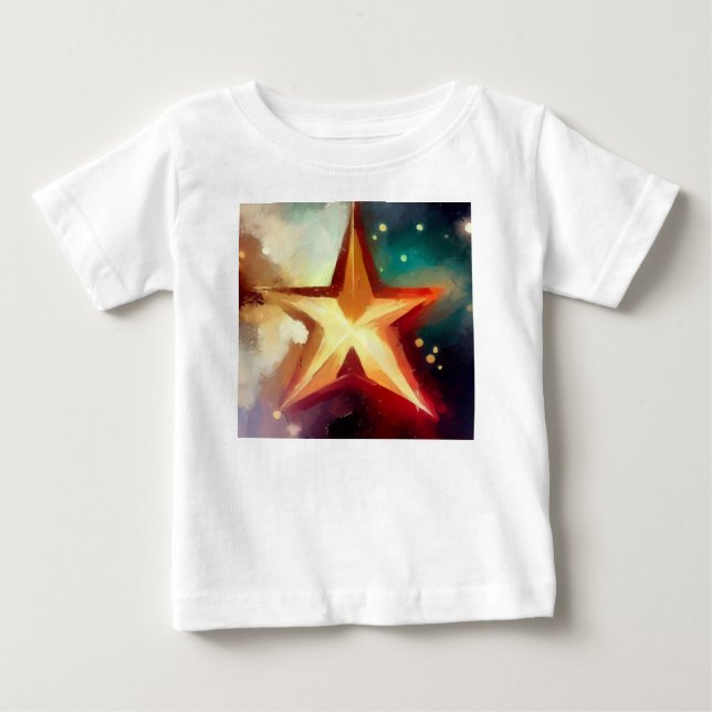 Camiseta De Bebé Estrella 3 navidades (Anverso)