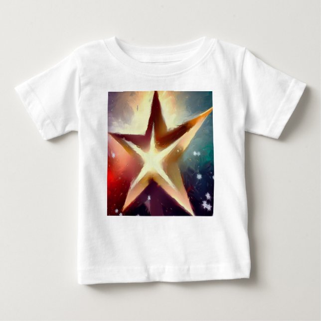 Camiseta De Bebé Estrella 4 navidades (Anverso)