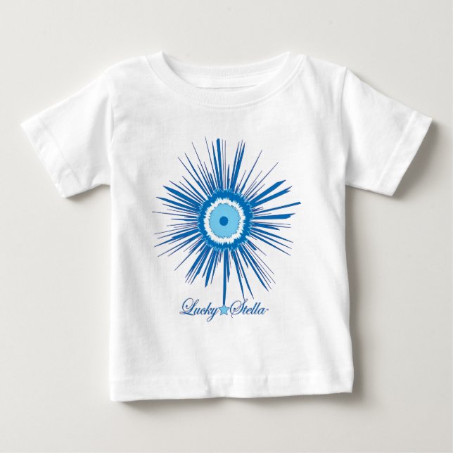 Camiseta De Bebé estrella afortunado eye boy 1 (Anverso)