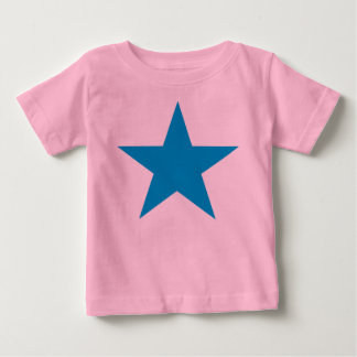 Camiseta De Bebé Estrella azul brillante