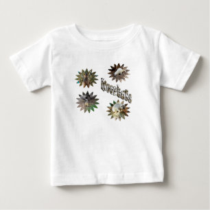 Camiseta De Bebé Estrella da forma a imágenes de Meerkat,
