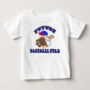 Camiseta De Bebé Estrella de béisbol futura