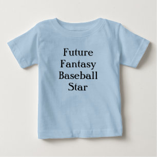 Camiseta De Bebé Estrella de béisbol futura de la fantasía