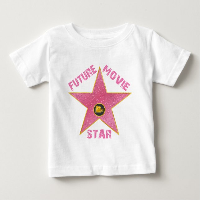 CAMISETA DE BEBÉ ESTRELLA DE CINE FUTURA (Anverso)
