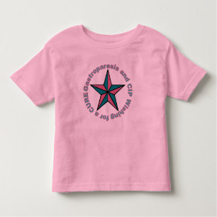 Camiseta De Bebé Estrella de Gastroparesis del niño