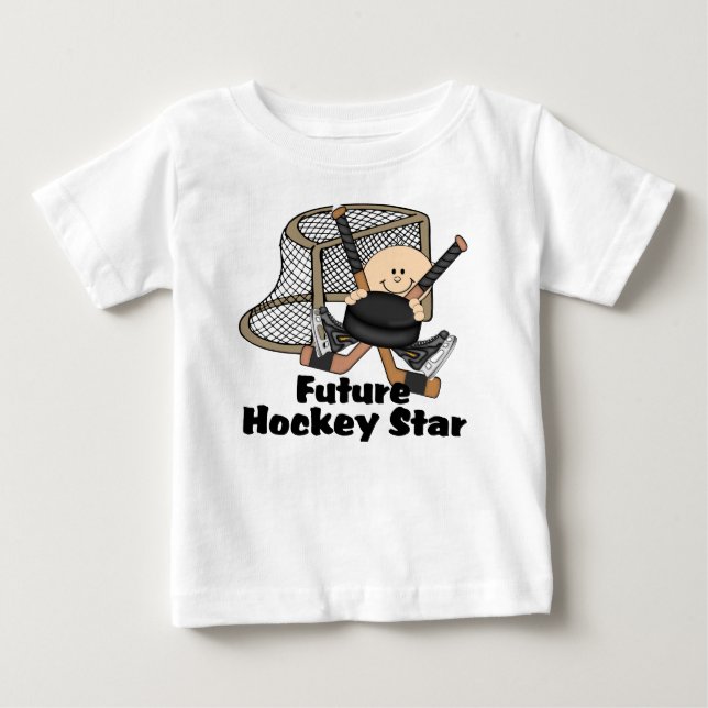 Camiseta De Bebé Estrella de hockey sobre césped (Anverso)