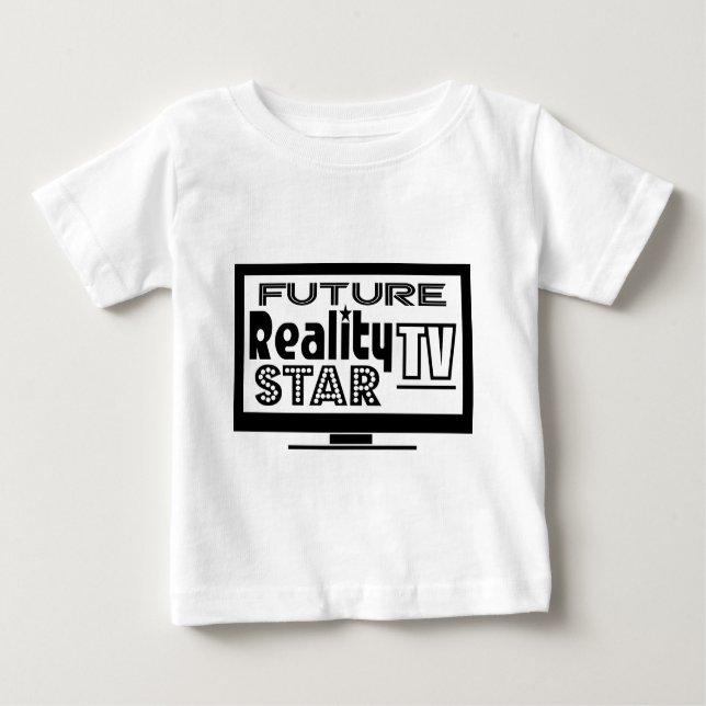 Camiseta De Bebé Estrella de la realidad TV (Anverso)
