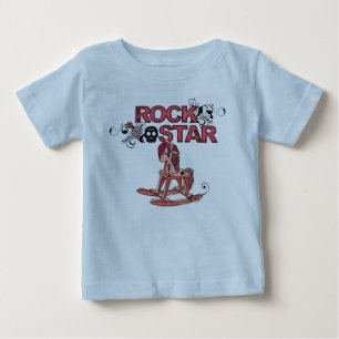 Camiseta De Bebé Estrella de rock divertido conjunto de bebé de cab