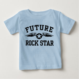 Camiseta De Bebé Estrella de rock futura