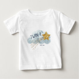 Camiseta De Bebé Estrella de tiro nacida primera Baby Shower gracio