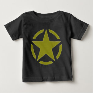 Camiseta De Bebé estrella del ejército