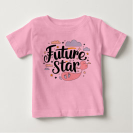 Camiseta De Bebé Estrella del Futuro - Brillante Bebé