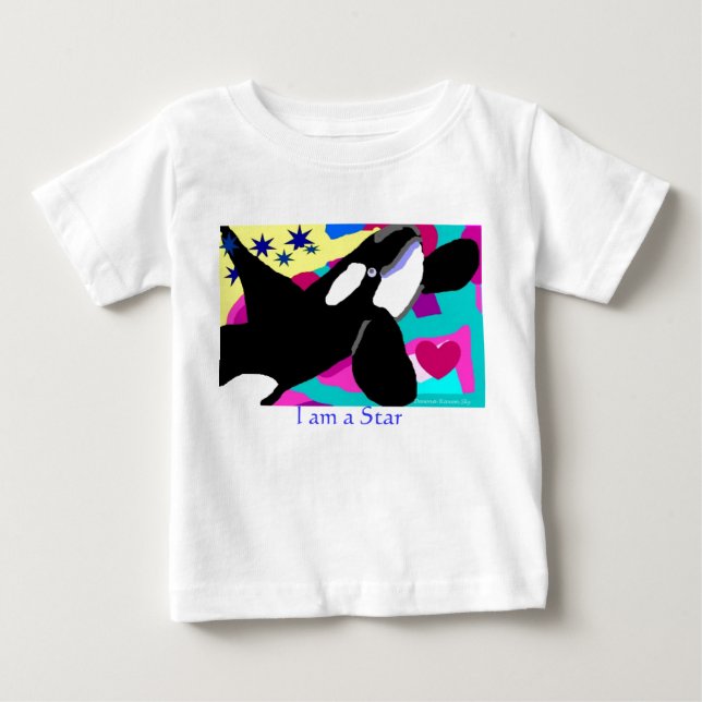 Camiseta De Bebé Estrella del mar (Anverso)