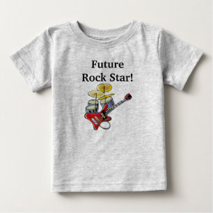 Camiseta De Bebé Estrella del rock futura