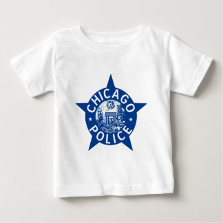 Camiseta De Bebé ESTRELLA del VINTAGE de la policía de Chicago