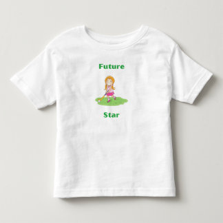 Camiseta De Bebé Estrella futurista de golf