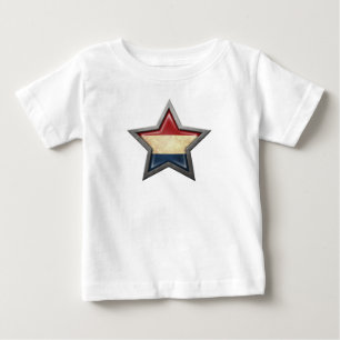 Camiseta De Bebé Estrella holandesa de la bandera
