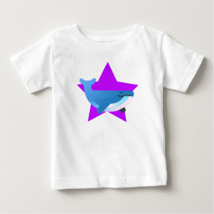 Camiseta De Bebé Estrella, La Ballena, Ballena