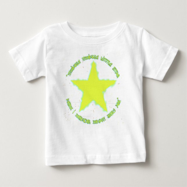 Camiseta De Bebé Estrella pequeña Twinkle (Anverso)