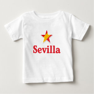 Camiseta De Bebé Estrellas de España – Sevilla