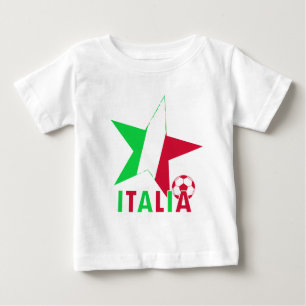 Camiseta De Bebé Estrellas de fútbol de Italia Italia