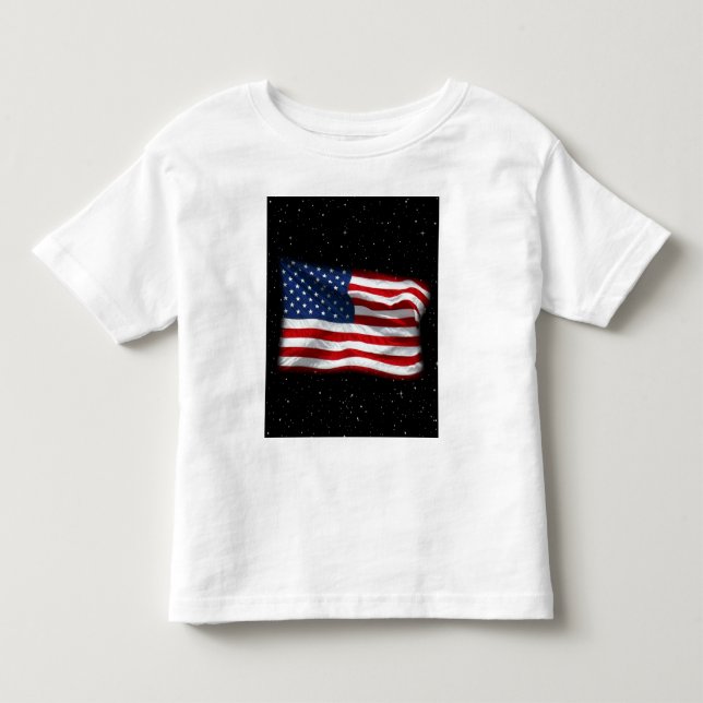 Camiseta De Bebé Estrellas y bandas Bandera Patriótica Estadouniden (Anverso)