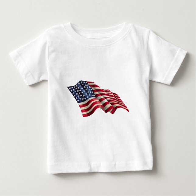 Camiseta De Bebé Estrellas y Barras (Anverso)