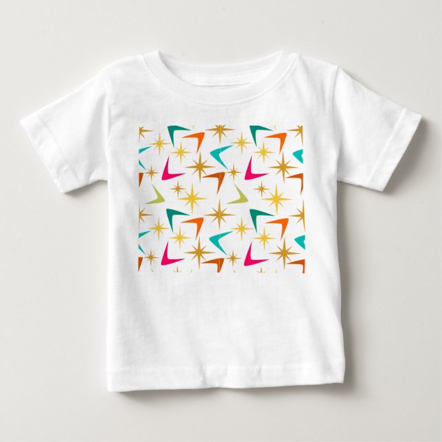 Camiseta De Bebé Estrellas y boomerangs (Anverso)