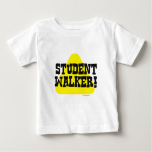 Camiseta De Bebé Estudiante Walker Divertido eslogan infantil