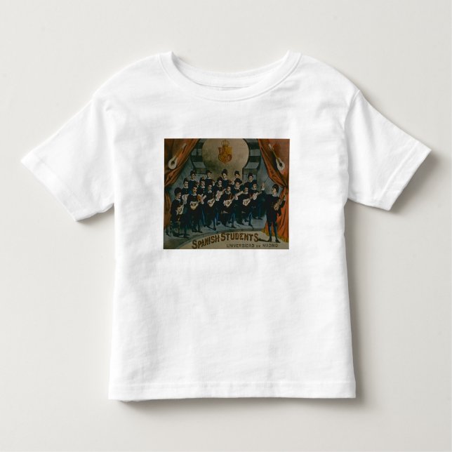 Camiseta De Bebé "Estudiantes españoles, universidad de Madrid" (Anverso)