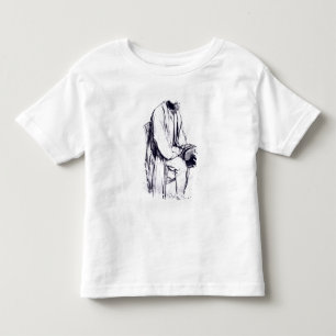 Camiseta De Bebé Estudio de Edgar Degas el   para un retrato de