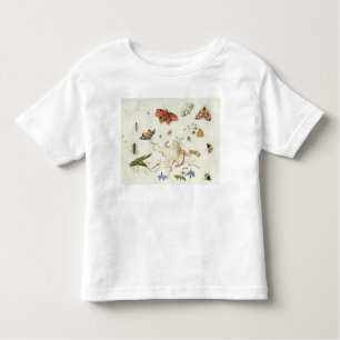 Camiseta De Bebé Estudio de insectos y de flores