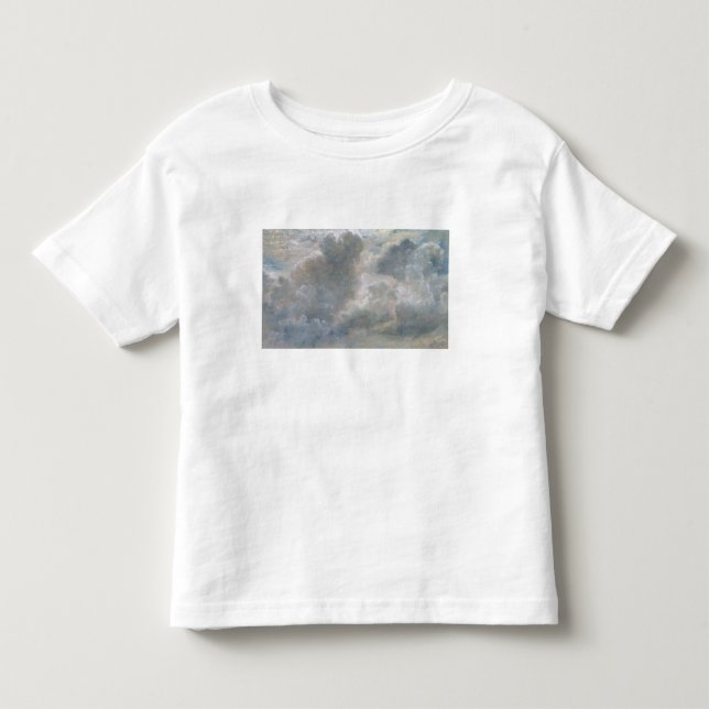 Camiseta De Bebé Estudio de las nubes de cúmulo, 1822 de John (Anverso)